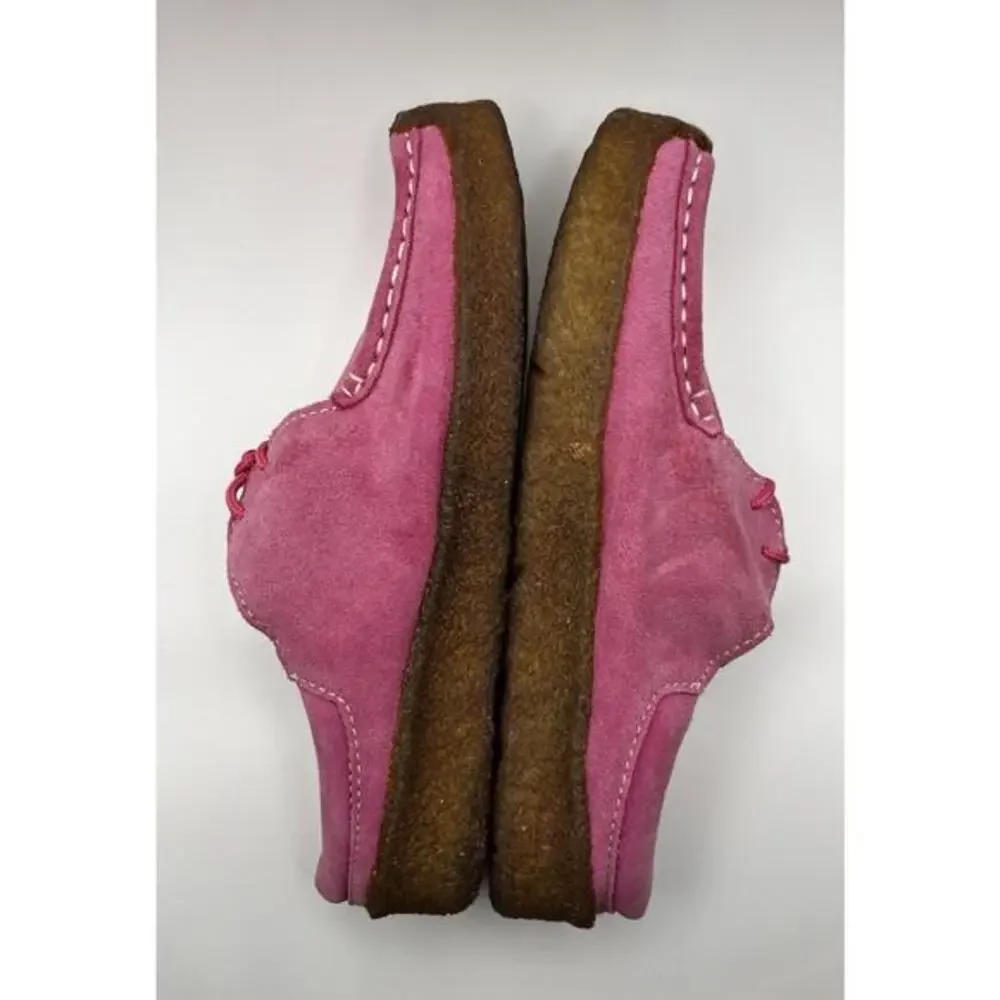 Yellow Box Depot Leather Mules Womens 6.5 Suede Pink Comfort Artsy Slip On - Picture 3 of 8